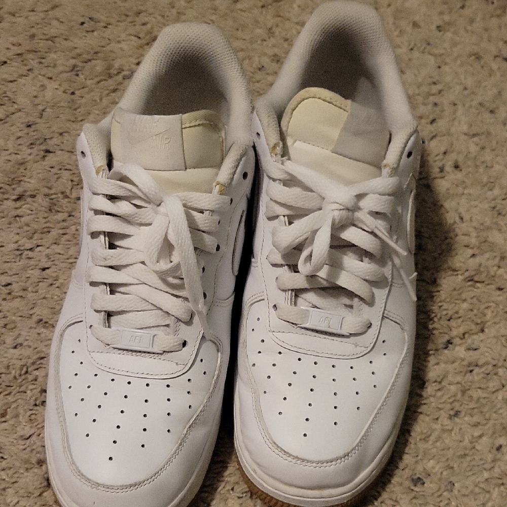 Nike White Low-Top Sneakers